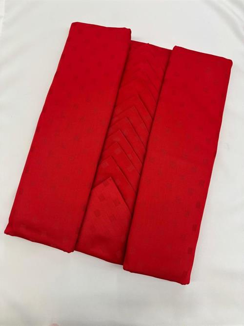 SERVIZIO TAVOLA X24 BOTTICELLI HOME DAMINA ROSSO