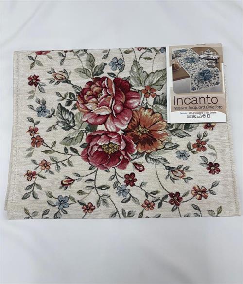 RUNNER KARI IN JACQUARD CINIGLIATO BEIGE 40X180    3