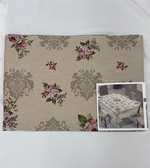 COPRITAVOLA KARI ROSA 140X240 BEIGE
