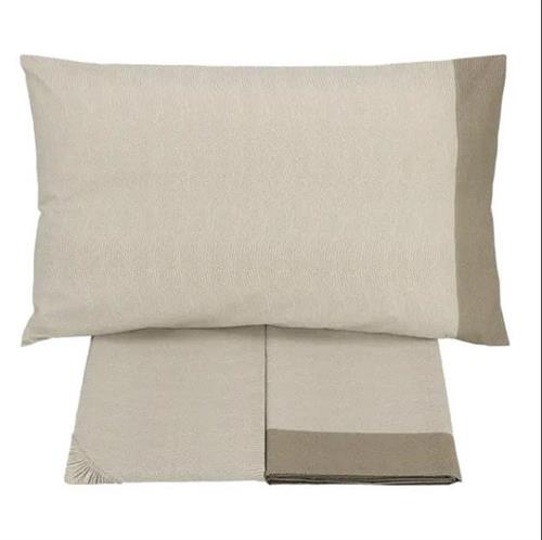 COMPLETO LETTO FLANELLA GABEL CHROMO 240X285 TORTORA