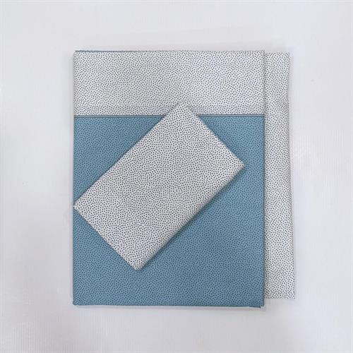 COMPLETO LENZUOLA VALLESUSA FARAH 240X280 BLU