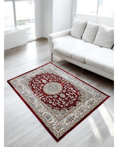 TAPPETO LINEA ORO EMIRATES 80X150 AX0324 0201BORDEAX