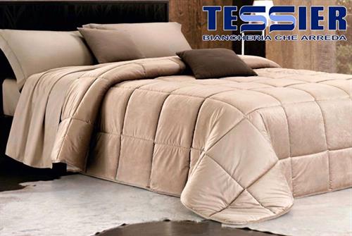 TRAPUNTA TESSIER VELVET PIAZZA E MEZZA BEIGE