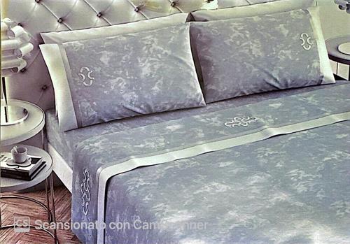 COPPIA CALDO COTONE CAREZZE ART SAMIA GRIGIO