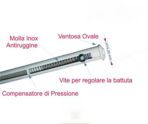 ASTINA ESTENSIBILE A PRESSIONE BIANCO     60