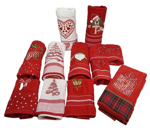 ASCIUGAMANI NATALE 1+1
