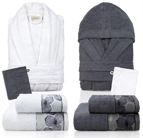 COMPLETO BAGNO FARLEN 8 PEZZI SPUGNA CILE