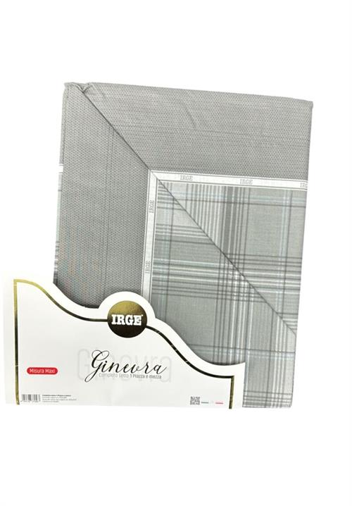 COMPLETO LETTO PURO COTONE IRGE PIAZZA E MEZZA VAR1