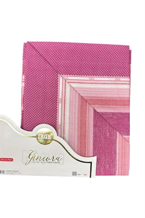 COMPLETO LETTO PURO COTONE IRGE PIAZZA E MEZZA VAR4