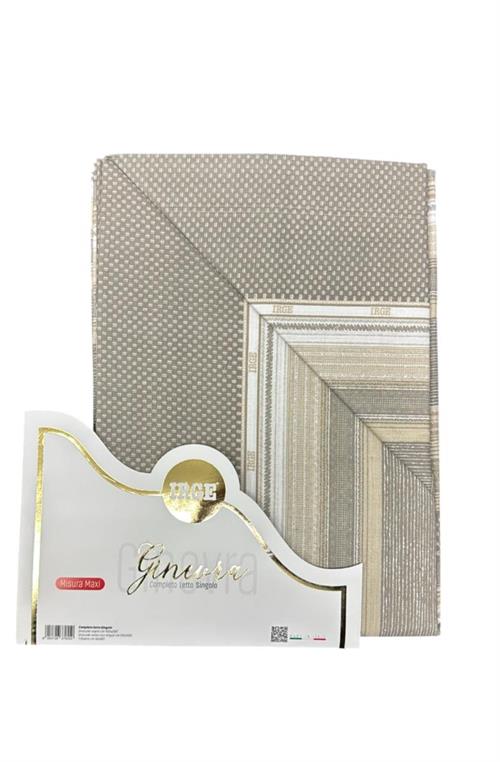 COMPLETO LETTO IRGE COTONE 150X290 VAR18      1POS