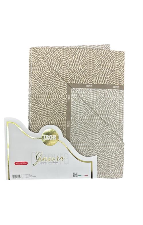 COMPLETO LETTO IRGE COTONE 150X290 VAR22      1POS