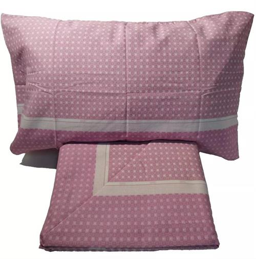 COMPLETO LETTO FLANELLA IRGE LONDRA SINGOLO ROSA