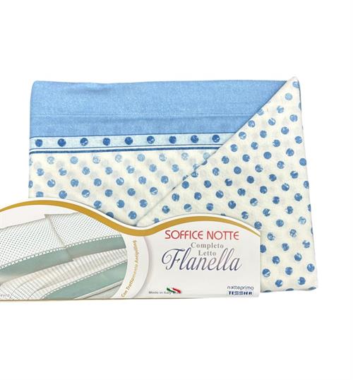COMPLETO LETTO FLAELLA SOFFICE NOTTE SINGOLO VAR12