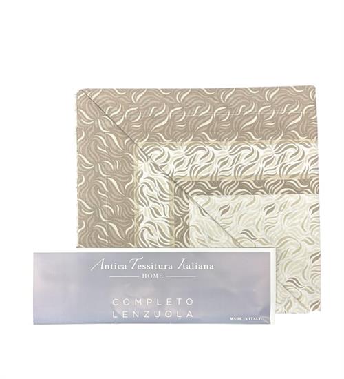 COMPLETO LETTO ANTICA TESSITURA ITALIANA MATRIMONIAE