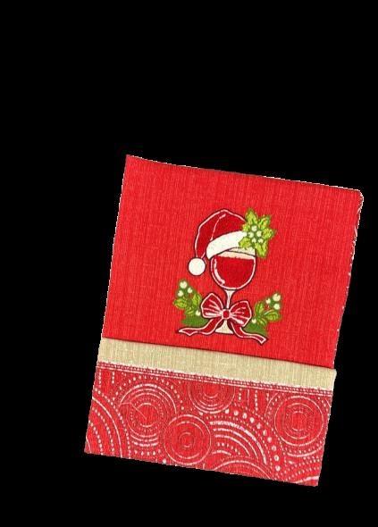 TOVAGLIE DI NATALE RICAMATE VAR3