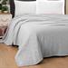COPRILETTO MASTRI COTONIERI ZIG ZAG 260X270 PERLA