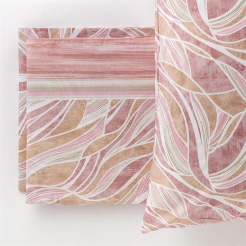 COMPLETO LETTO LINEA ORO LENIA MATRIMONIALE ROSA