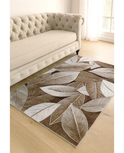 TAPPETO LINEA ORO SINTRA MARRONE    80