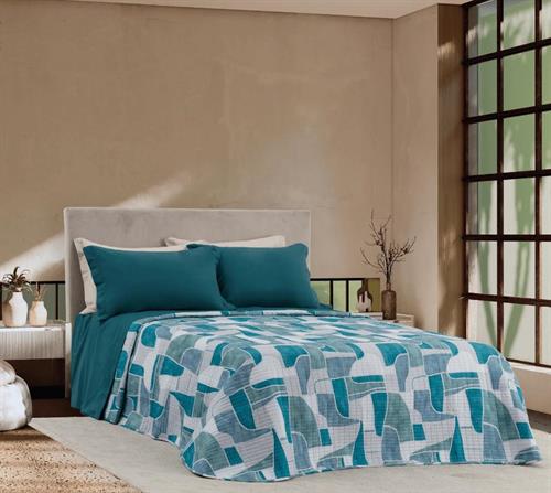 TRAPUNTINO LINEA ORO QUILT TEREN PIAZZA E MEZZA