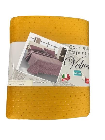 TRAPUNTINO VELVET MATRIMONIALE MARTA MARZOTTO ORO