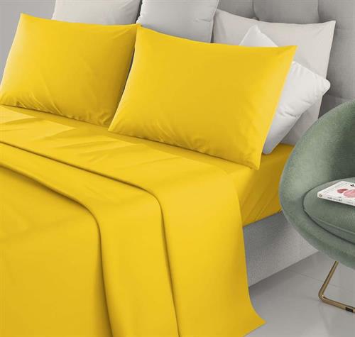 COMPLETO LETTO IRGE HOME COLLECTION 210X290 GIALLO