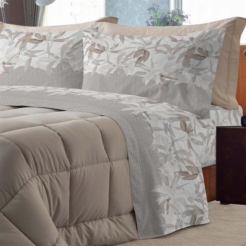 COMPLETO LETTO LINEA ORO FLORES MATRIMONIALE