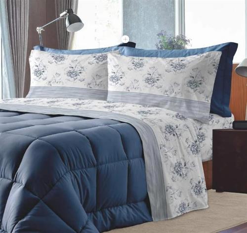 COMPLETO LETTO ELLIS STAMPATO MATRIMONIALE AVIO