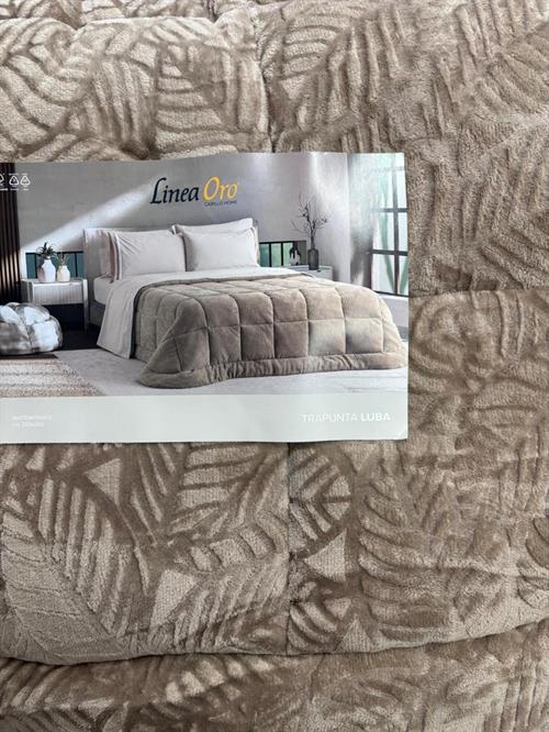 TRAPUNTA LINEA ORO LUBA MATRIMONIALE MICROFIBRA TORT