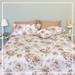 COMPLETO LETTO MASTRI COTONIERI 100%COTONE TORTORA