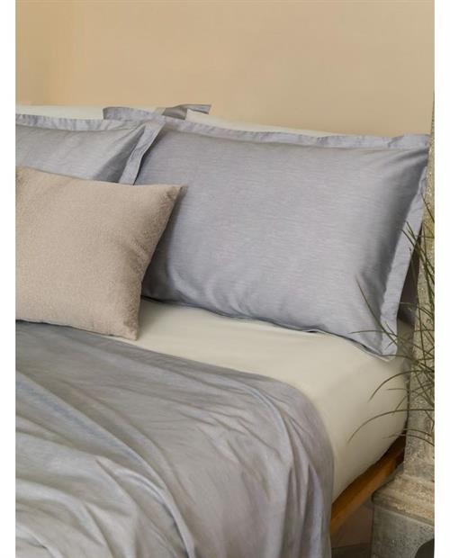 COMPLETO LETTO NEITH 100% COTONE GRIGIO     MATR