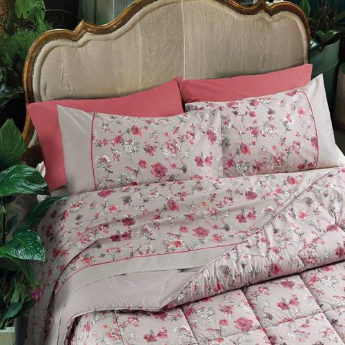 COMPLETO LETTO CALDO COTONE GABEL 250X285 ALLUREROSA