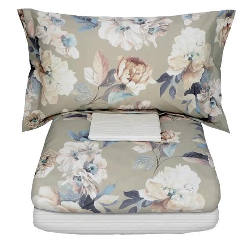 COMPLETO LETTO CALDO COTONE GABEL 250X285 PEONY