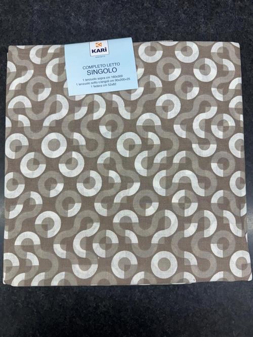 COMPLETO LETTO KARI 100% COTONE VAR3       1POS