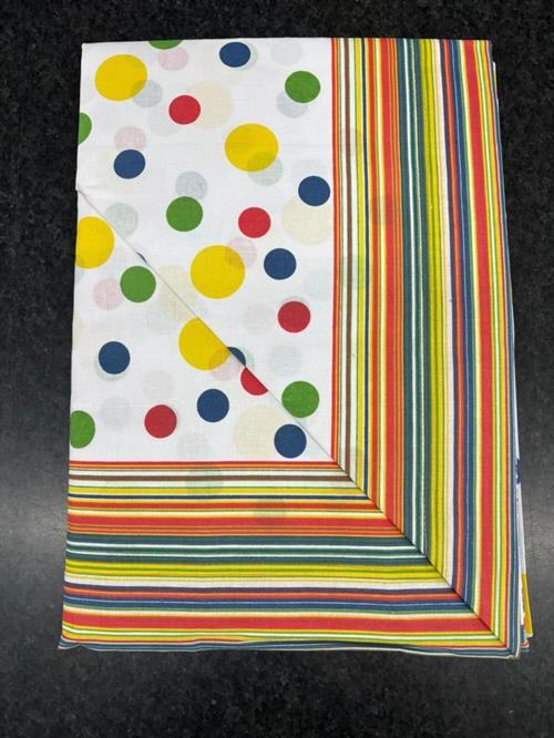 COMPLETO LENZUOLA AMBROSIANA COTONE 150X290 MULTICOL