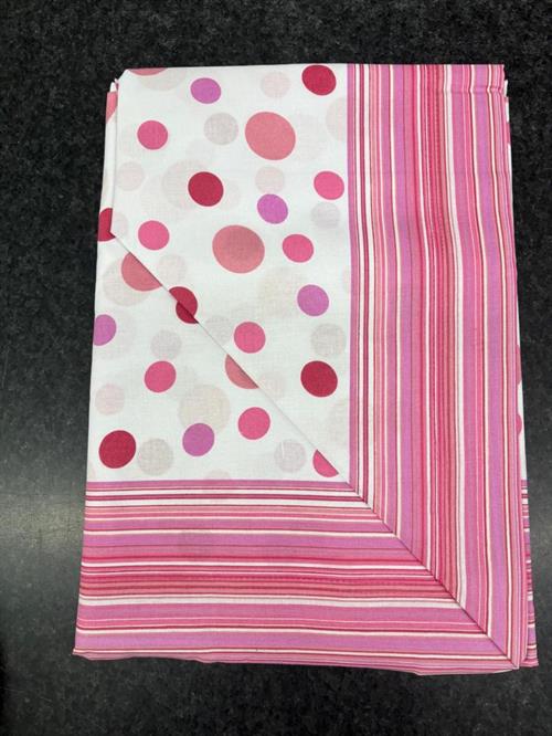 COMPLETO LENZUOLA AMBROSIANA COTONE 150X290 ROSA3