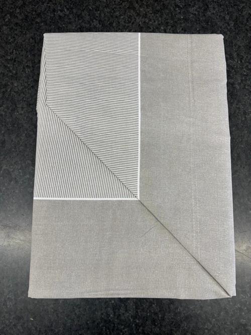 COMPLETO LENZUOLA AMBROSIANA COTONE 150X290 TORTORA