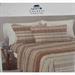 COMPLETO LETTO CALEFFI PURO COTONE 160X280 AMBRA