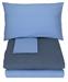 COMPLETO COPRIPIUMINO GABEL CHROMO 155X205 BLU