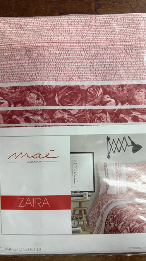 COMPLETO LETTO VIA ROMA 60 MAE 160X290 ROSSO      1P
