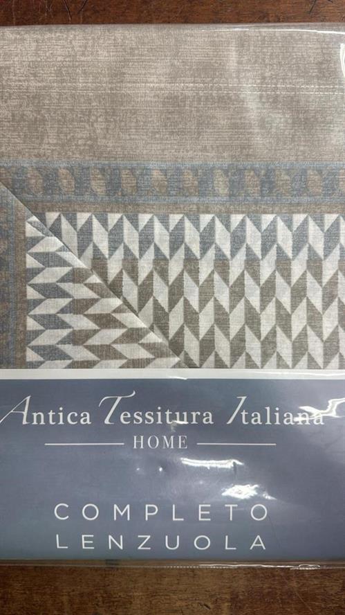 COMPLETO LENZUOLA ANTICA TESSITURA ITALIANA 220X290