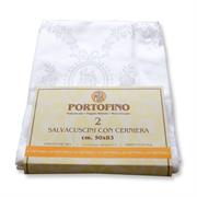 SALVACUSCINO CON CERNIERA PORTOFINO PURO COTONE
