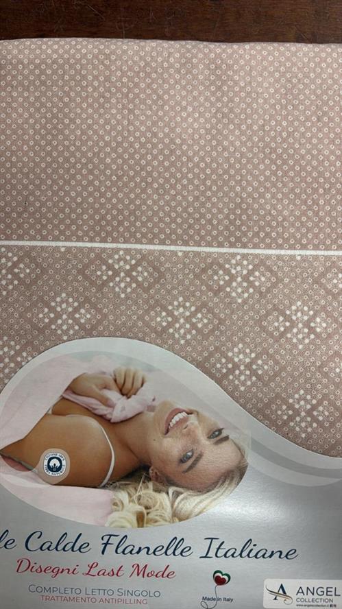 COMPLETO LETTO ANGEL'S COLLECTION FLANELLA 150X290 V