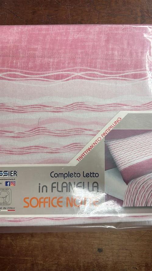 COMPLETO LETTO TESSIER FLANELLA 150X290