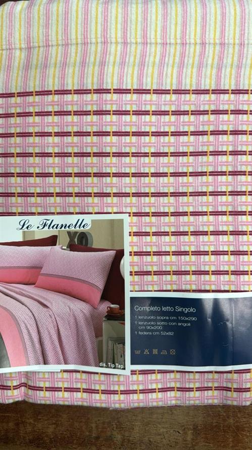 COMPLETO LETTO FLANELLA ANGEL'S LINE 250X290