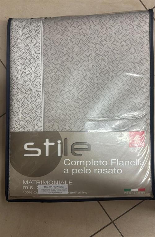COMPLETO LETTO MANIFATTURA IMBERTI FLANELLA 220X300