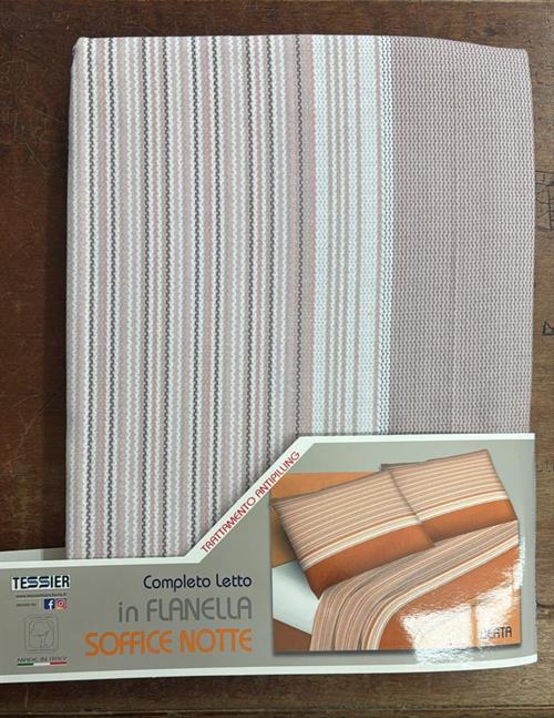 COMPLETO LETTO TESSIER FLANELLA 190X290 CIPRIA     1