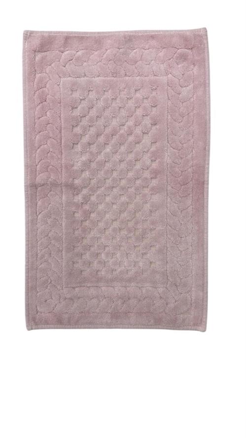 TAPPETO BAGNO IL FILO 3PZ 100%COTONE ROSA