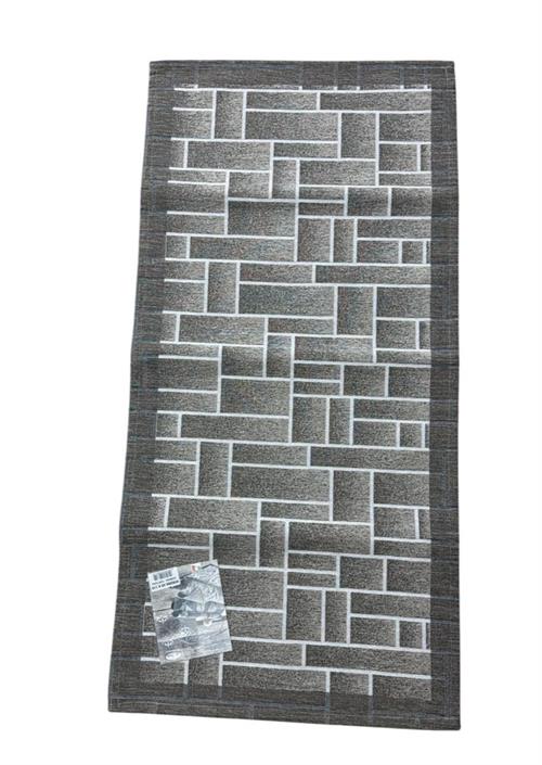 TAPPETO FEELING DOMINO 55X115 TORTORA